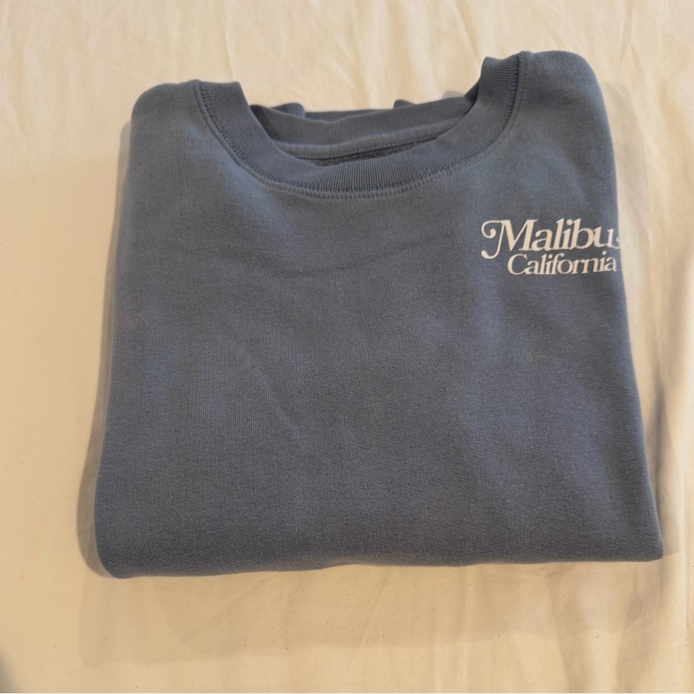 Girls Abercrombie Blue Classic Crewneck Sweatshirt Size 9/10